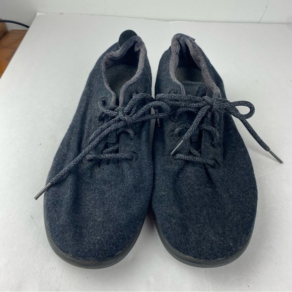 Allbirds Mens 12 Dark Gray Wool Runners Lace Up Athletic - Picture 4 of 6